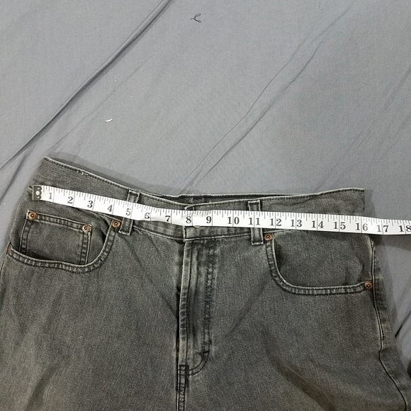 BCC Blues jeans relax fit faded black 34x30 distressed - Picture 8 of 16